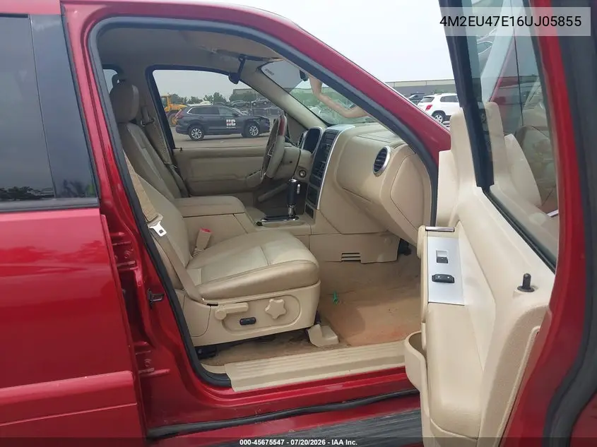 2006 Mercury Mountaineer Luxury VIN: 4M2EU47E16UJ05855 Lot: 45675547