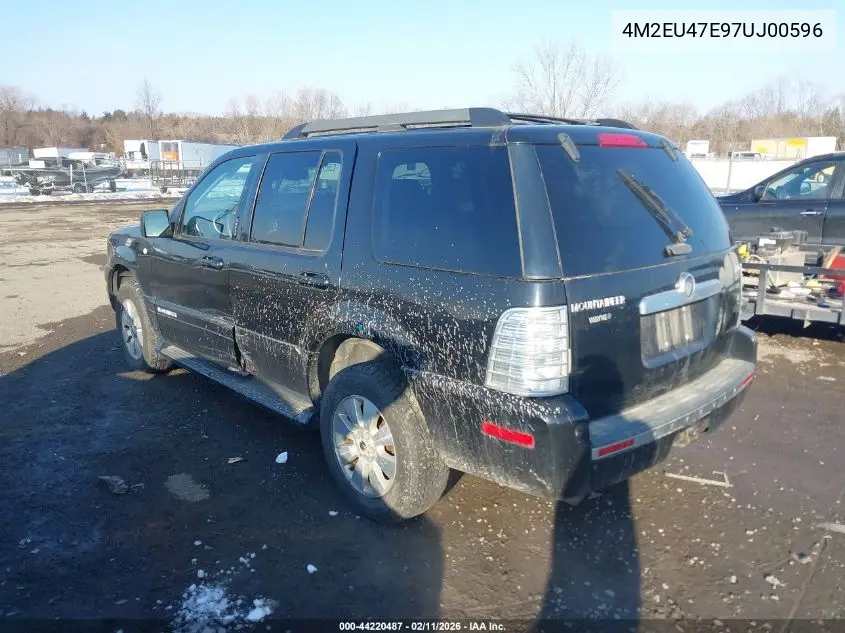 2007 Mercury Mountaineer VIN: 4M2EU47E97UJ00596 Lot: 44220487