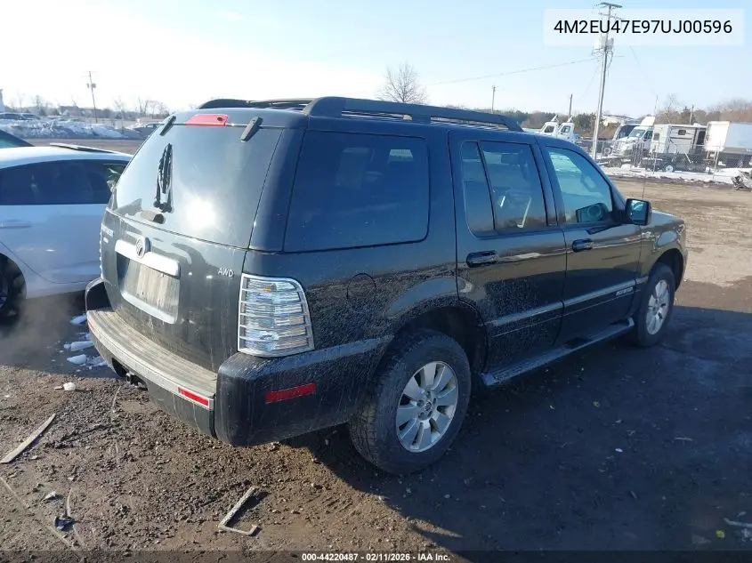 2007 Mercury Mountaineer VIN: 4M2EU47E97UJ00596 Lot: 44220487