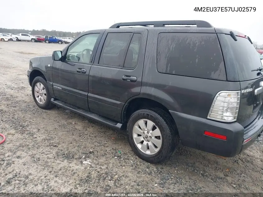 2007 Mercury Mountaineer VIN: 4M2EU37E57UJ02579 Lot: 44537251