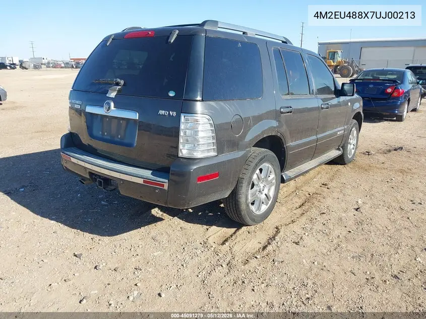2007 Mercury Mountaineer Premier VIN: 4M2EU488X7UJ00213 Lot: 45091279