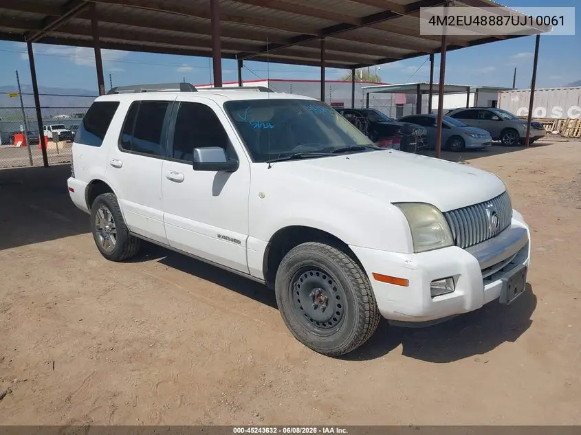 2007 Mercury Mountaineer Premier VIN: 4M2EU48887UJ10061 Lot: 45243632