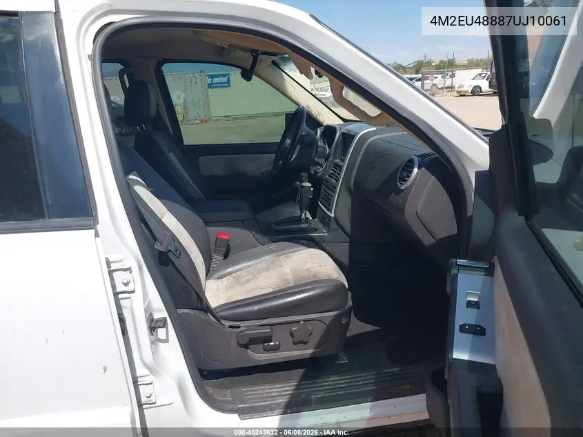 2007 Mercury Mountaineer Premier VIN: 4M2EU48887UJ10061 Lot: 45243632