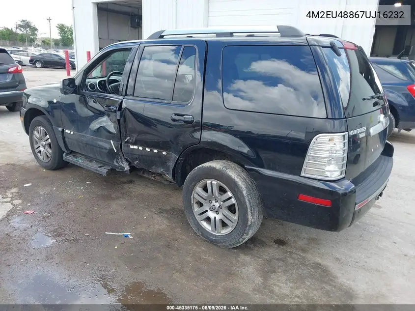 2007 Mercury Mountaineer Premier VIN: 4M2EU48867UJ16232 Lot: 45335175