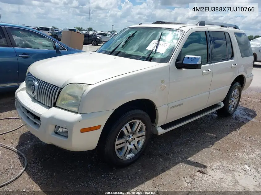 2007 Mercury Mountaineer Premier VIN: 4M2EU388X7UJ10766 Lot: 45354362
