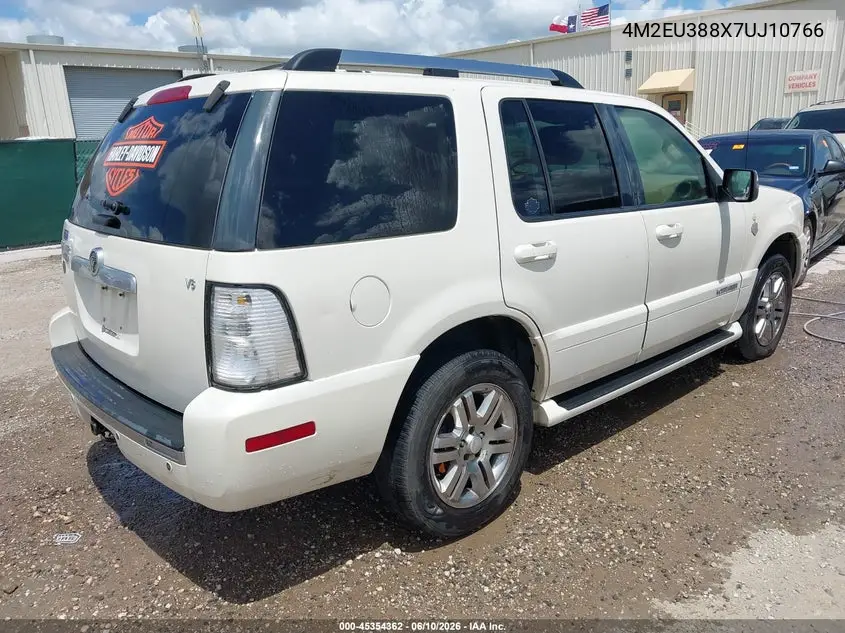 2007 Mercury Mountaineer Premier VIN: 4M2EU388X7UJ10766 Lot: 45354362