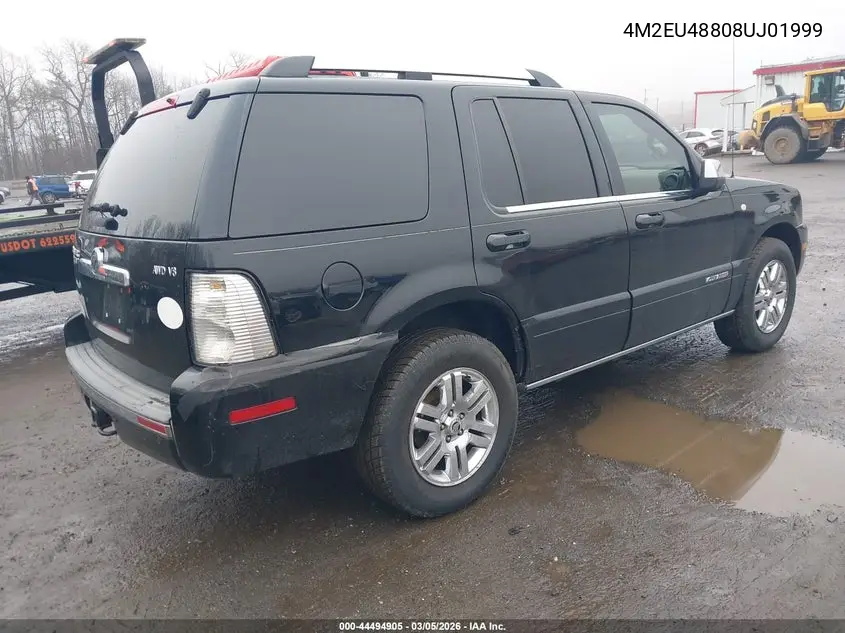 2008 Mercury Mountaineer Premier VIN: 4M2EU48808UJ01999 Lot: 44494905