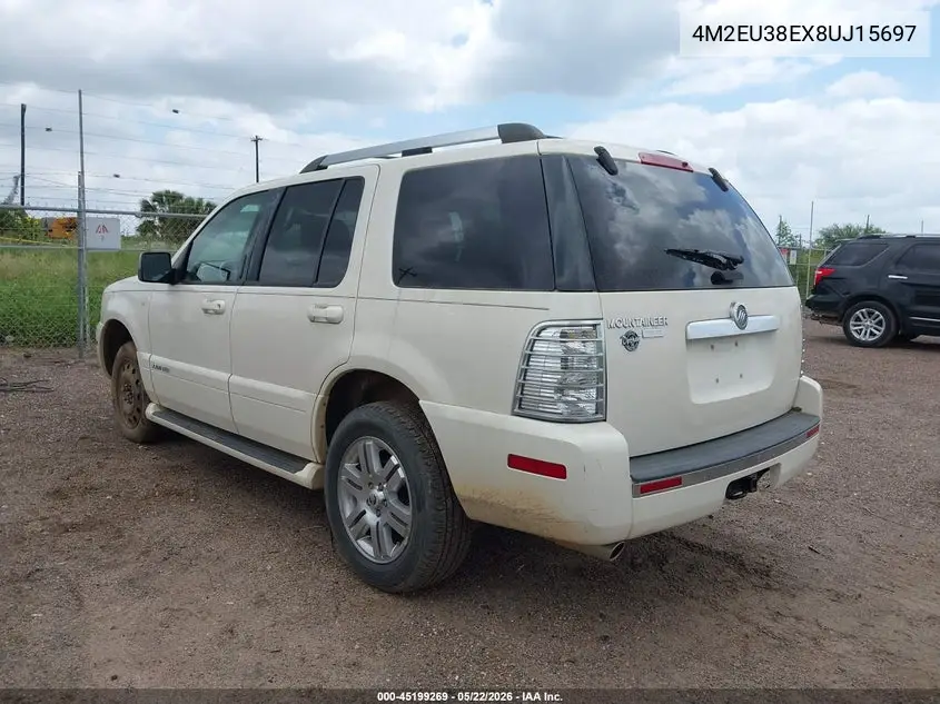 2008 Mercury Mountaineer Premier VIN: 4M2EU38EX8UJ15697 Lot: 45199269