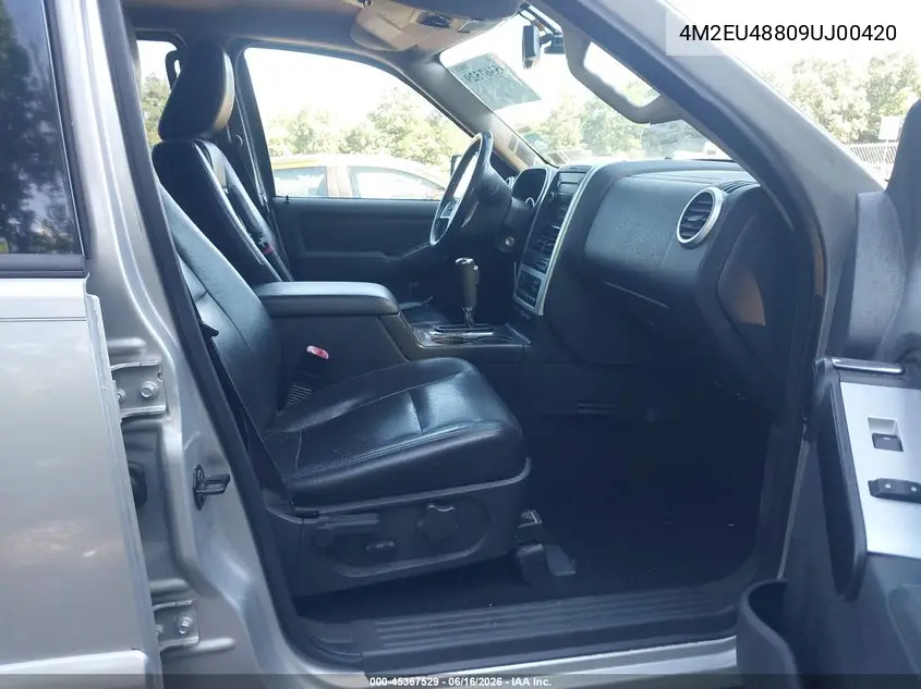 2009 Mercury Mountaineer Premier VIN: 4M2EU48809UJ00420 Lot: 45367529