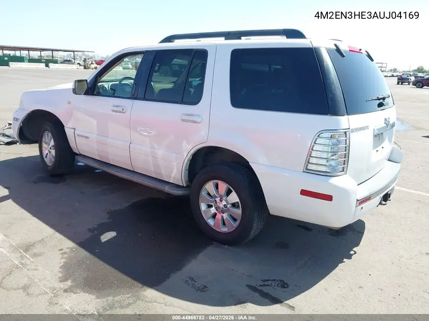 2010 Mercury Mountaineer VIN: 4M2EN3HE3AUJ04169 Lot: 44966782