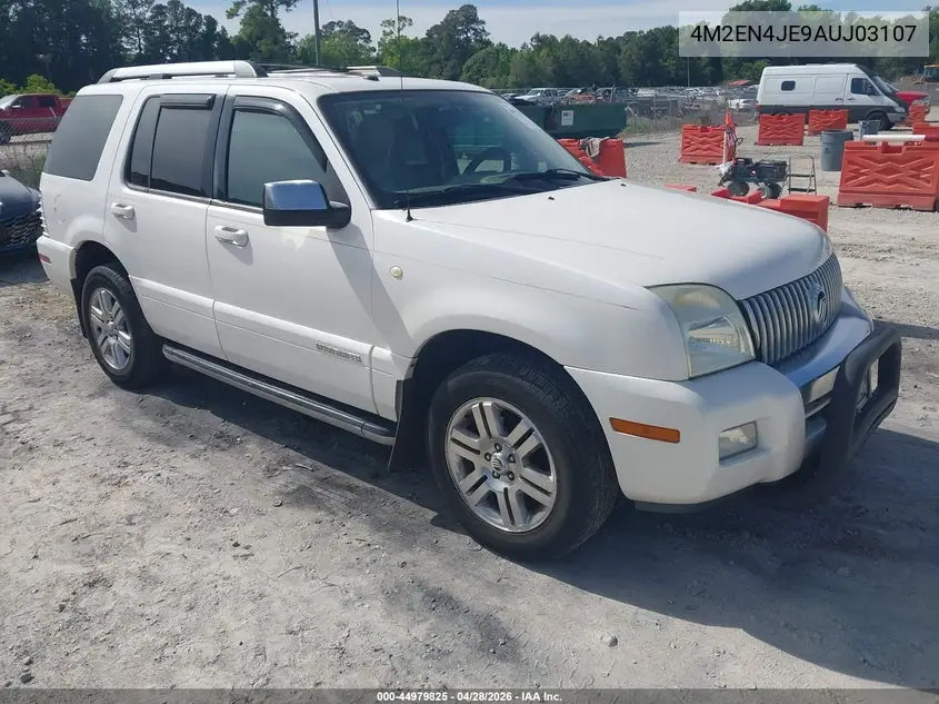2010 Mercury Mountaineer Premier VIN: 4M2EN4JE9AUJ03107 Lot: 44979825