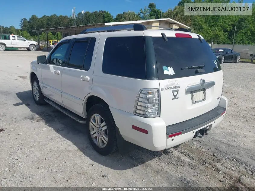 2010 Mercury Mountaineer Premier VIN: 4M2EN4JE9AUJ03107 Lot: 44979825