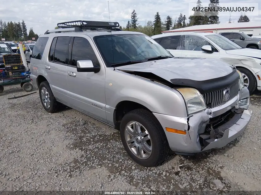 2010 Mercury Mountaineer Premier VIN: 4M2EN4J89AUJ04347 Lot: 44990760