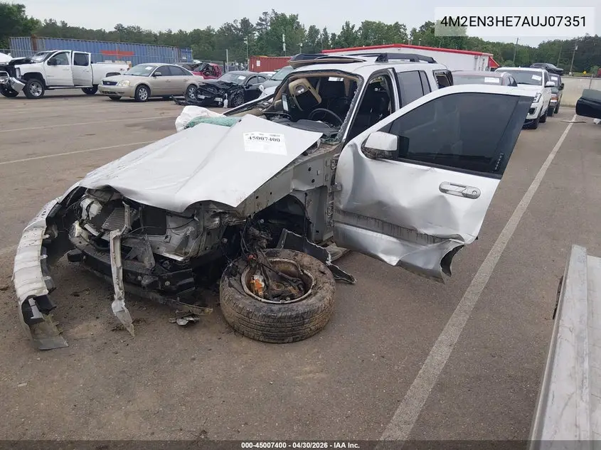 2010 Mercury Mountaineer VIN: 4M2EN3HE7AUJ07351 Lot: 45007400