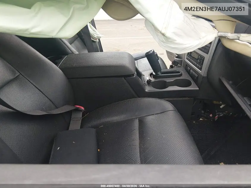 2010 Mercury Mountaineer VIN: 4M2EN3HE7AUJ07351 Lot: 45007400