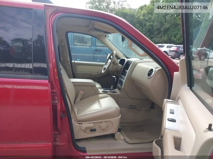 2010 Mercury Mountaineer Premier VIN: 4M2EN4J83AUJ07146 Lot: 45326032