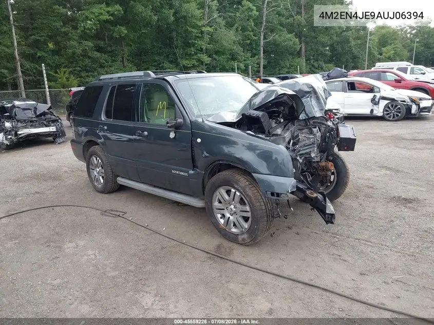 2010 Mercury Mountaineer Premier VIN: 4M2EN4JE9AUJ06394 Lot: 45559226