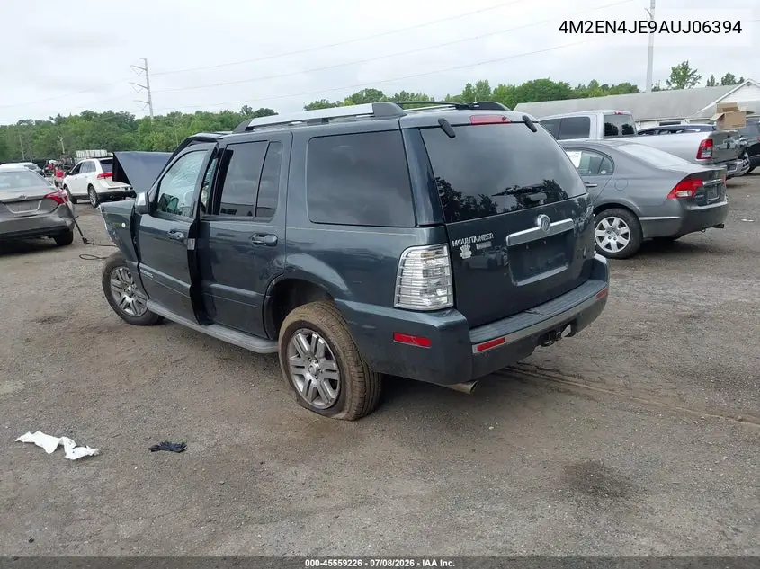2010 Mercury Mountaineer Premier VIN: 4M2EN4JE9AUJ06394 Lot: 45559226