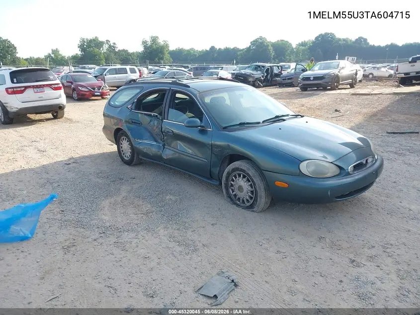 1996 Mercury Sable Gs VIN: 1MELM55U3TA604715 Lot: 45320045