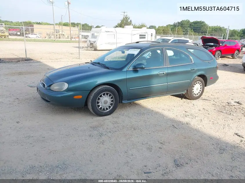 1996 Mercury Sable Gs VIN: 1MELM55U3TA604715 Lot: 45320045