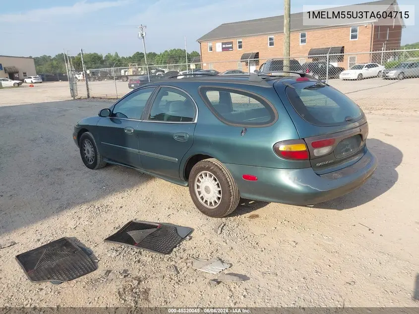 1996 Mercury Sable Gs VIN: 1MELM55U3TA604715 Lot: 45320045