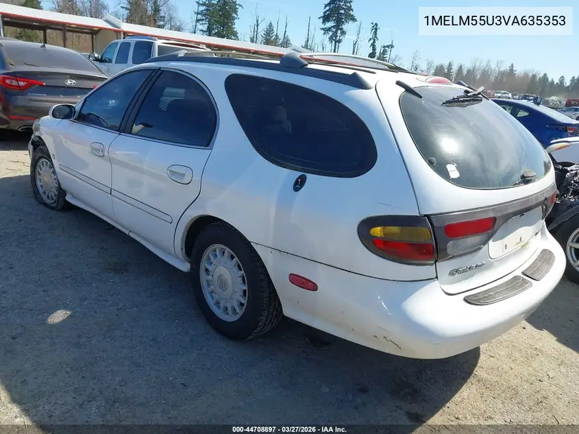 1997 Mercury Sable Gs VIN: 1MELM55U3VA635353 Lot: 44708897