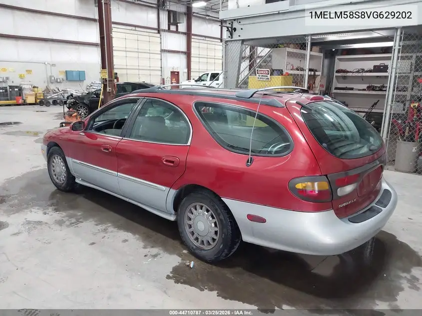 1997 Mercury Sable Ls VIN: 1MELM58S8VG629202 Lot: 44710787