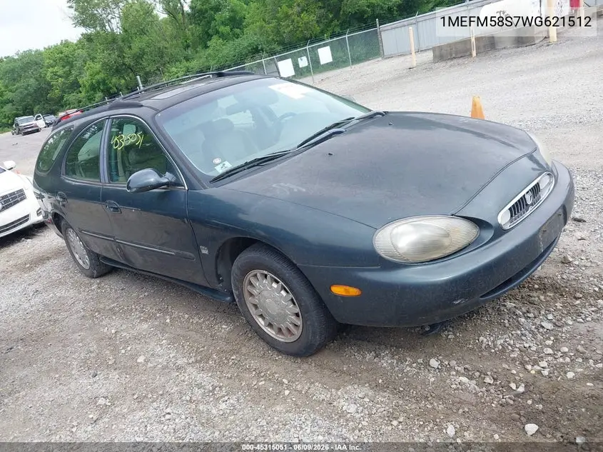 1998 Mercury Sable Ls VIN: 1MEFM58S7WG621512 Lot: 45315051