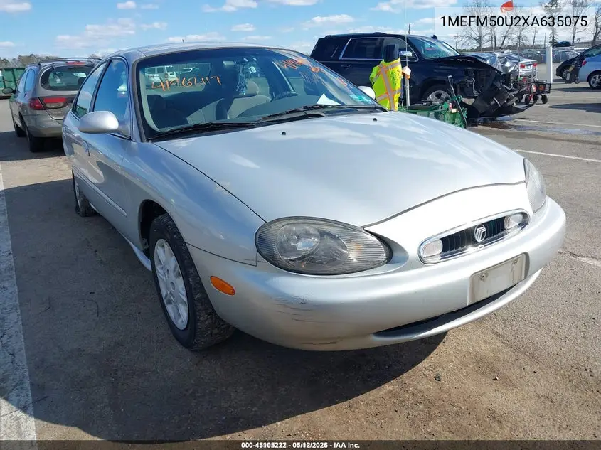 1999 Mercury Sable Gs VIN: 1MEFM50U2XA635075 Lot: 45105222