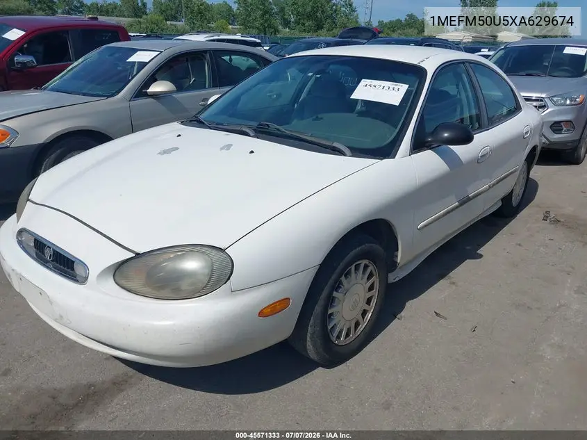 1999 Mercury Sable Gs VIN: 1MEFM50U5XA629674 Lot: 45571333