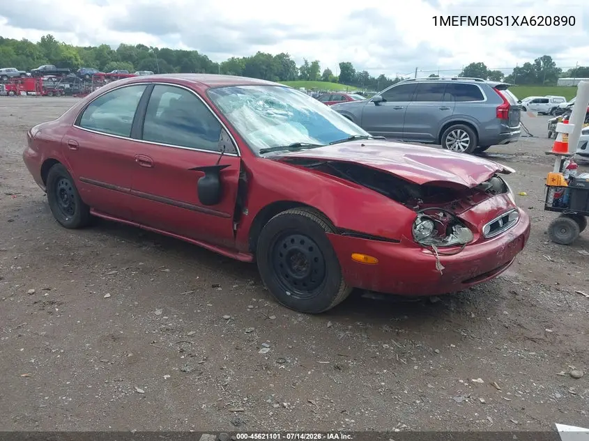1999 Mercury Sable Gs VIN: 1MEFM50S1XA620890 Lot: 45621101