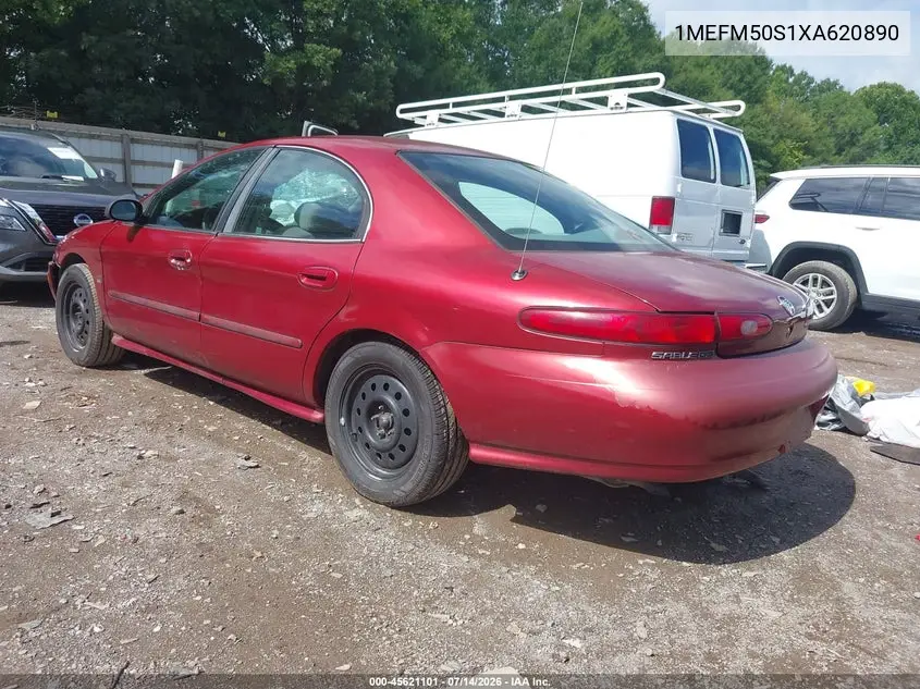 1999 Mercury Sable Gs VIN: 1MEFM50S1XA620890 Lot: 45621101