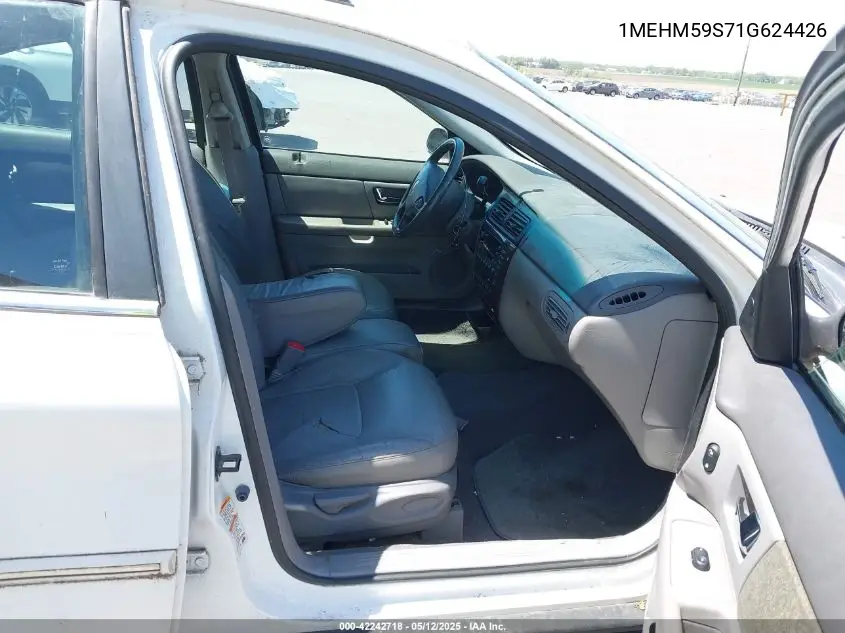 2001 Mercury Sable Ls Premium VIN: 1MEHM59S71G624426 Lot: 42242718
