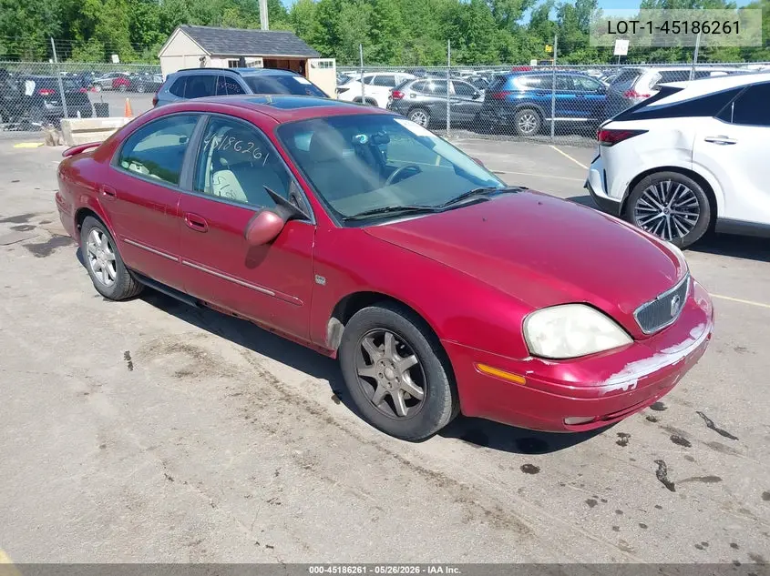 2001 Mercury Sable Ls Premium VIN: 1MEFM55S71A651982 Lot: 45186261
