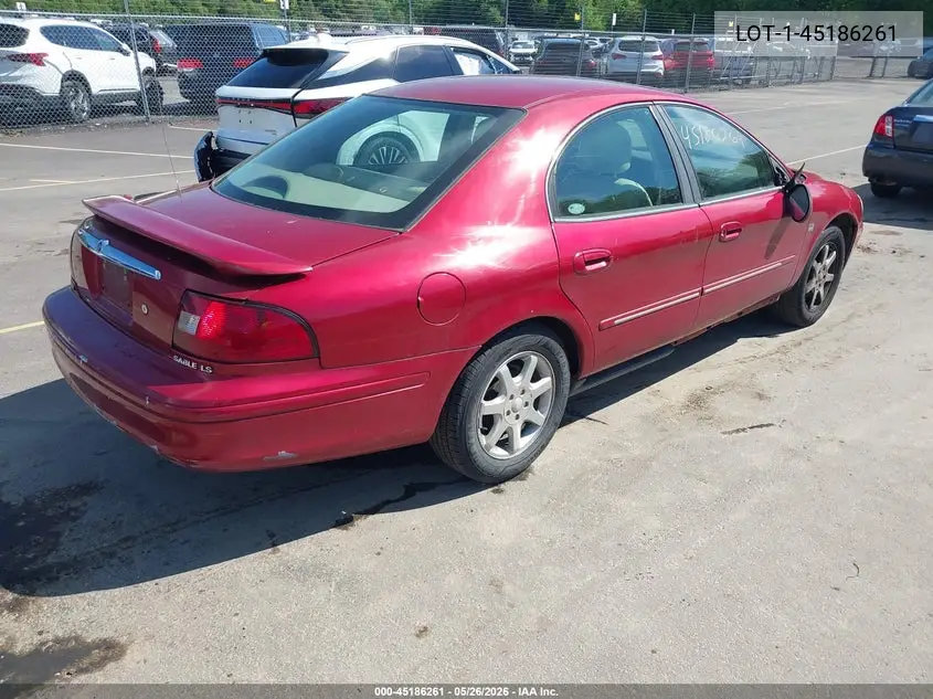 2001 Mercury Sable Ls Premium VIN: 1MEFM55S71A651982 Lot: 45186261