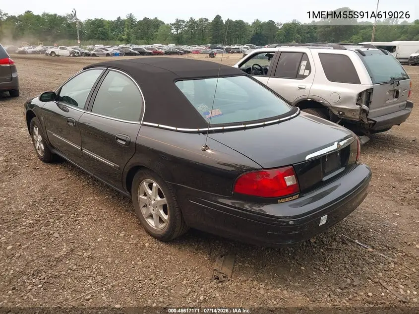 2001 Mercury Sable Ls Premium VIN: 1MEHM55S91A619026 Lot: 45617171