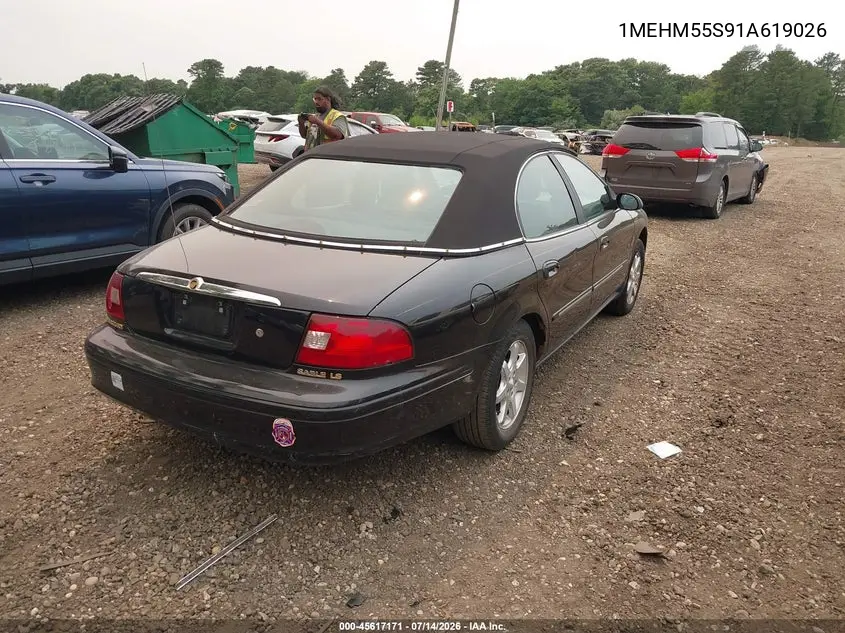 2001 Mercury Sable Ls Premium VIN: 1MEHM55S91A619026 Lot: 45617171