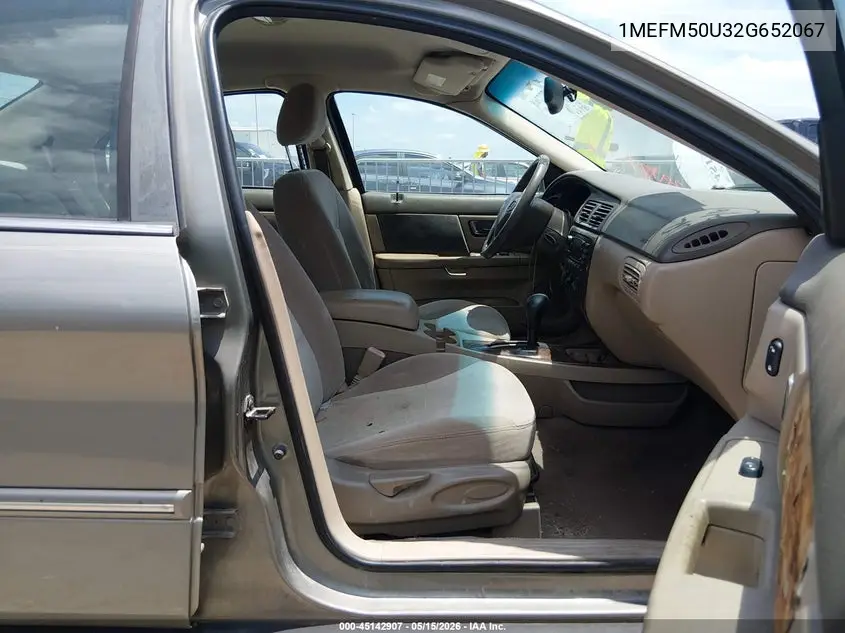 2002 Mercury Sable Gs VIN: 1MEFM50U32G652067 Lot: 45142907
