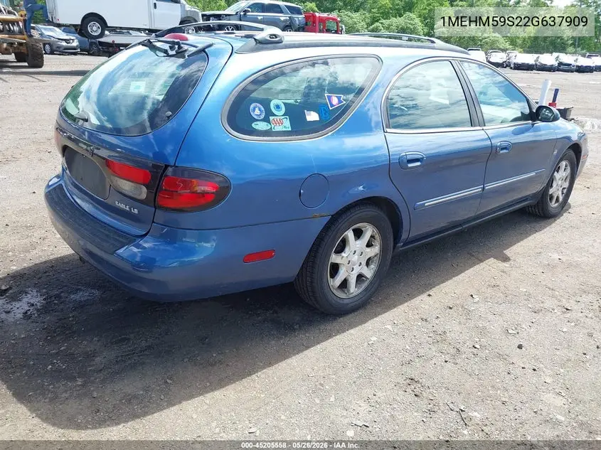 2002 Mercury Sable Ls Premium VIN: 1MEHM59S22G637909 Lot: 45205558