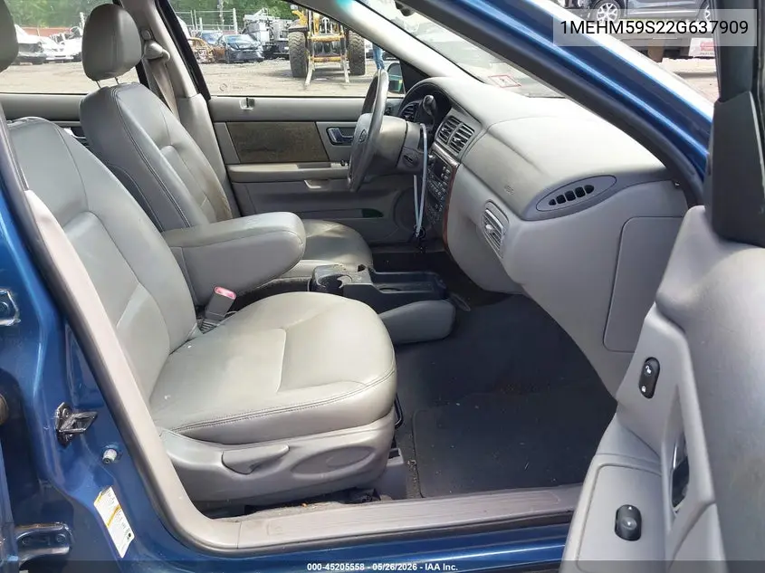 2002 Mercury Sable Ls Premium VIN: 1MEHM59S22G637909 Lot: 45205558