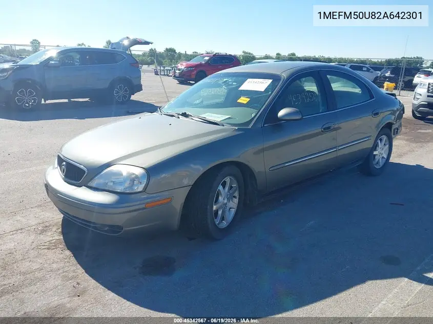 2002 Mercury Sable Gs VIN: 1MEFM50U82A642301 Lot: 45342567