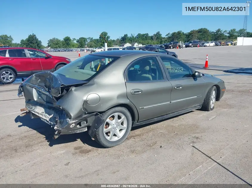 2002 Mercury Sable Gs VIN: 1MEFM50U82A642301 Lot: 45342567