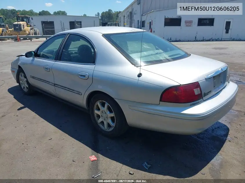 2002 Mercury Sable Gs VIN: 1MEFM50U12G606205 Lot: 45407691