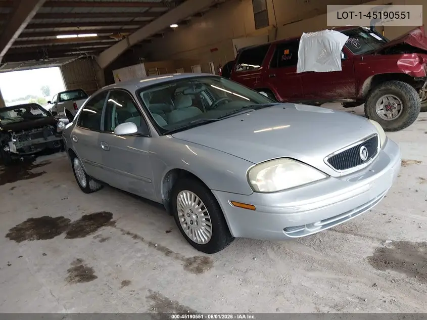 2003 Mercury Sable Gs VIN: 1MEFM50U33A632521 Lot: 45190551
