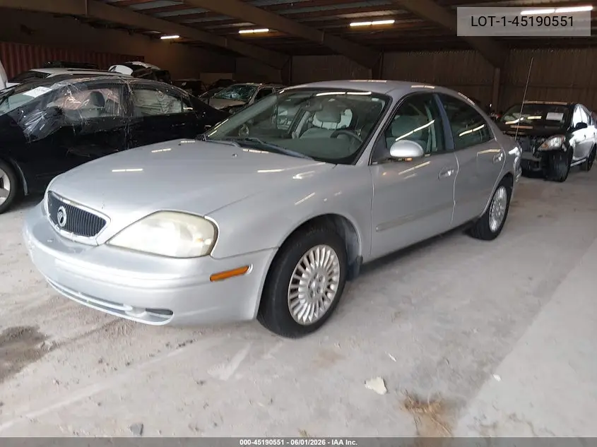 2003 Mercury Sable Gs VIN: 1MEFM50U33A632521 Lot: 45190551