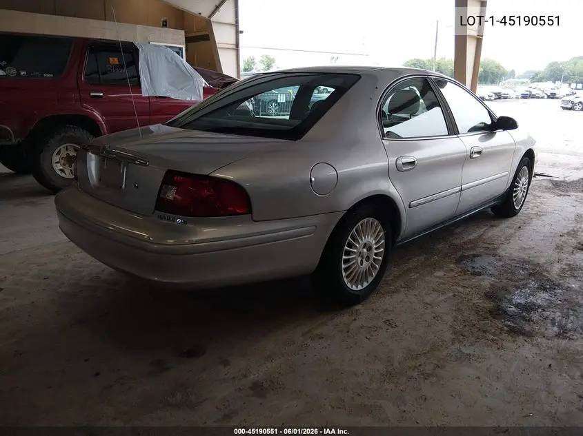 2003 Mercury Sable Gs VIN: 1MEFM50U33A632521 Lot: 45190551