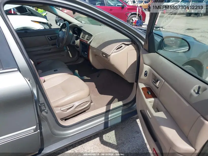 2003 Mercury Sable Ls Premium VIN: 1MEFM55S73G612213 Lot: 45358215