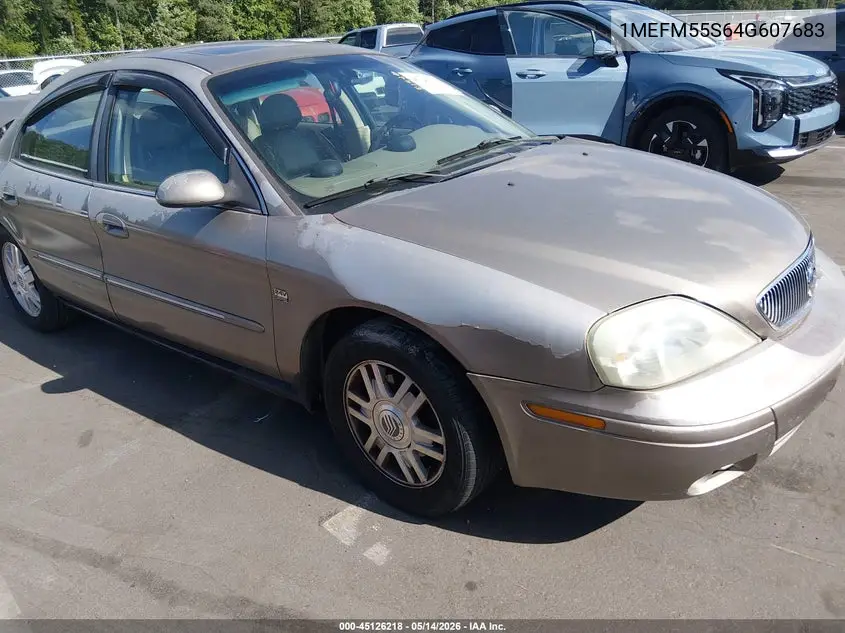 2004 Mercury Sable Ls Premium VIN: 1MEFM55S64G607683 Lot: 45126218