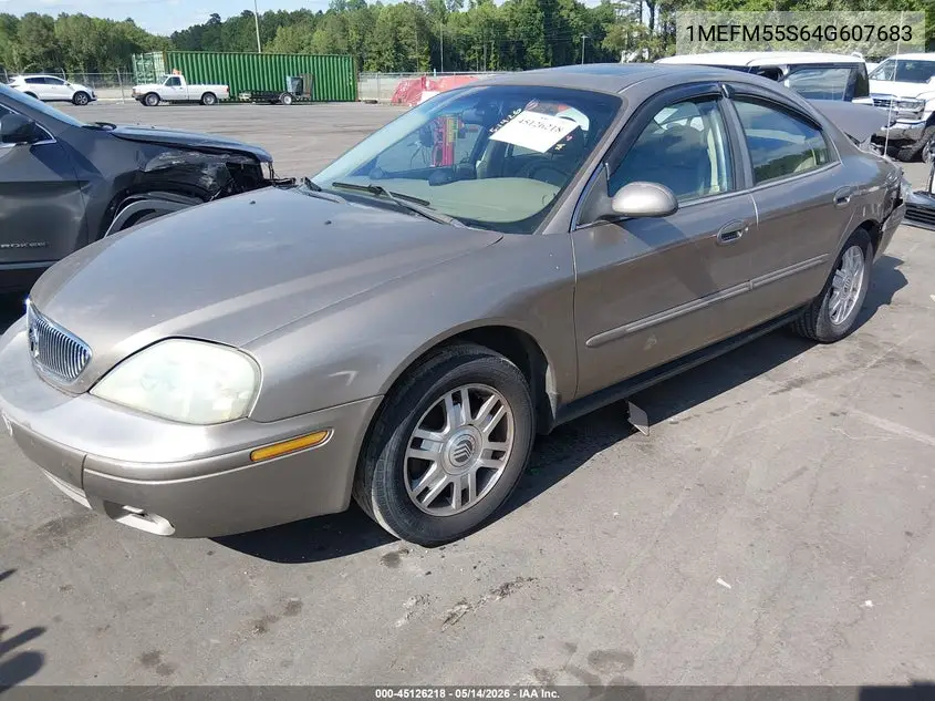 2004 Mercury Sable Ls Premium VIN: 1MEFM55S64G607683 Lot: 45126218