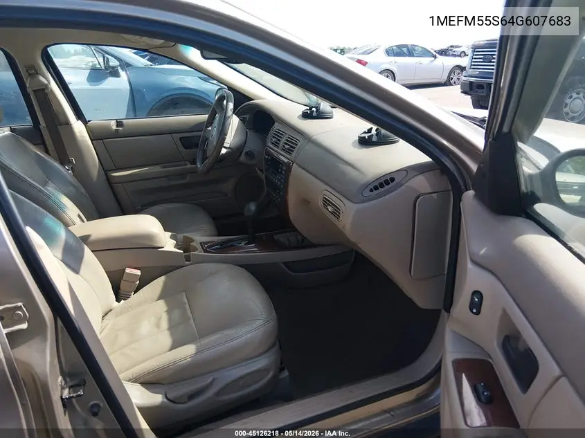2004 Mercury Sable Ls Premium VIN: 1MEFM55S64G607683 Lot: 45126218